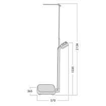 Personenwaage MPE 250K100HM
